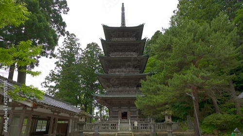 山形 善寳寺の五重塔