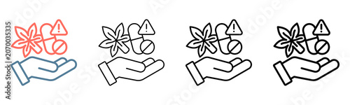 Drugs Icon Collection Set Different Style