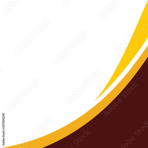 Background design template with abstract shapes. Wave abstract art background template