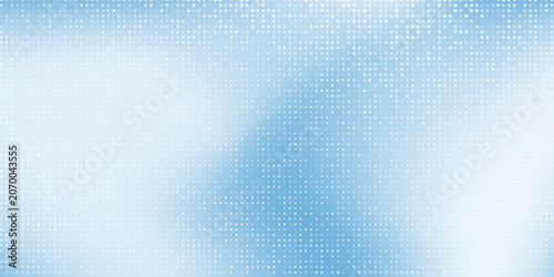 Modern blue background design with layers of textured white transparent material in triangle abstract