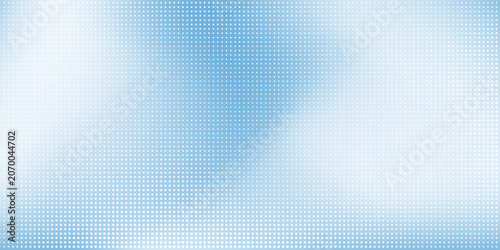 Modern blue background design with layers of textured white transparent material in triangle abstract