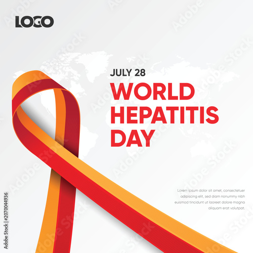 World Hepatitis Day Awareness Banner Design Template