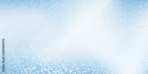 Modern blue background design with layers of textured white transparent material in triangle abstract