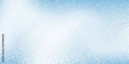 Modern blue background design with layers of textured white transparent material in triangle abstract