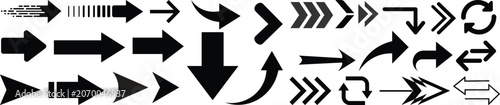 arow set icon vector for web design, arrow icons Illustration vector graphic.Arow icon image silhouette vector line art coloring page.Arrows Icon Set. Traffic Arrow Sign Collection Vector Design