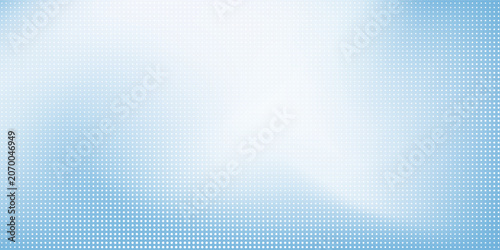 Modern blue background design with layers of textured white transparent material in triangle abstract
