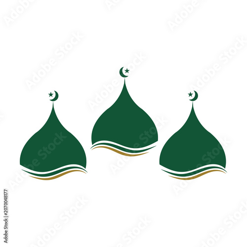 Modern Mosque Dome Logo