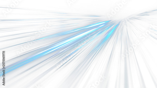 Konstfotografi Bright blue lines create a dynamic pattern isolated on transparent background,,