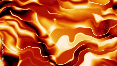 Texture Background Bright Fire Burning Magma Lava Flow Energy Loop Abstract Chemical Blend Element Surface