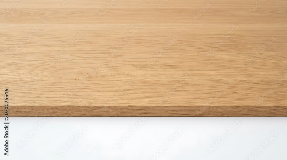 Fototapeta premium Smooth Wooden Surface with Natural Grain Texture in Minimalist Close Up