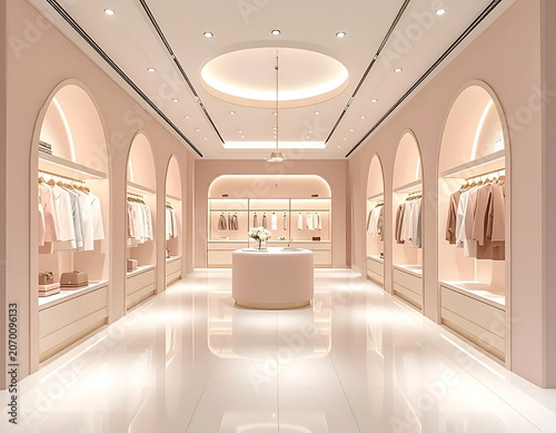 A modern, well-lit clothing store interior with sleek design (5)