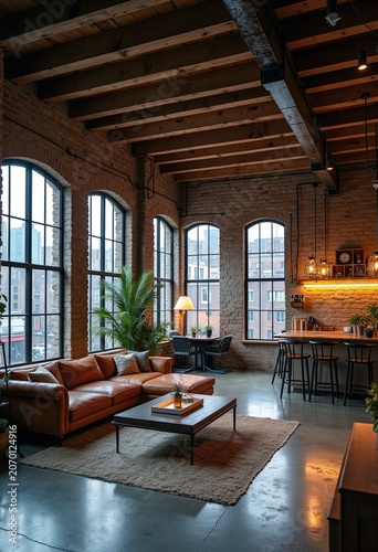 Stunning Exposed Beam Loft Apartment Chic Industrial Vibe Urban Living Space Reimagined