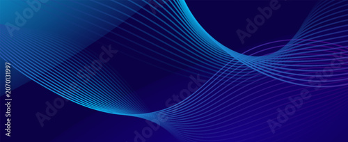 Blue color of line abstract with dark background.