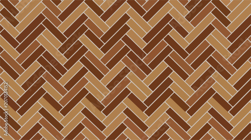 Foto Herringbone wood parquet pattern vector, brown timber floor texture background,