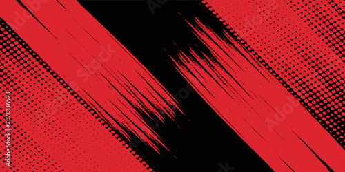 Black and red abstract grunge background with halftone style. grunge texture background.  football, basketball, baseball, tennis, rugby, bicycling design simple abstract modern. eps 10