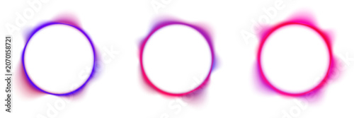 Modern abstract illustration of an intense red circular soundwave with neon audio data spikes. Digital communications asset for artificial intelligence speech recognition software Vector.