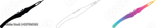 Professional permanent makeup tattoo pen for cosmetic procedures and beauty treatments