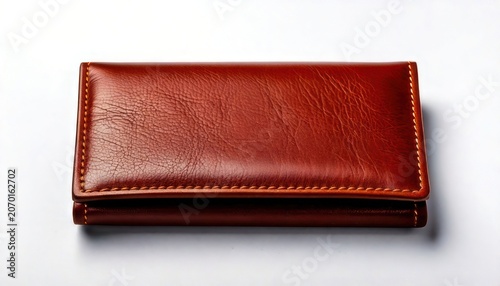 Elegant Brown Leather Wallet - A Stylish Accessory for Everyday Use.