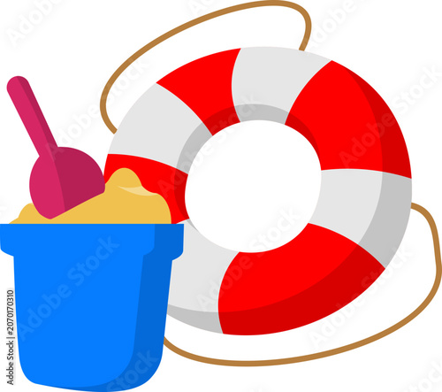 Summer Element Illustration