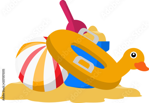 Summer Element Illustration