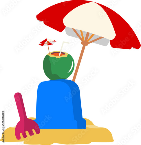 Summer Element Illustration
