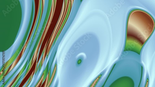 Texture Background Pastel Sky Blue Multi Color Metallic Wave Layout Organic Abstract Presentation Web