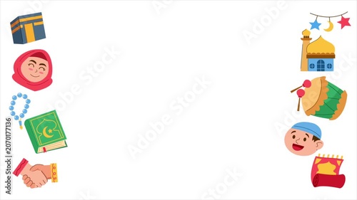 Islamic Elements Background