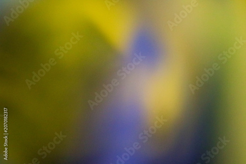 Abstract Blurred Color Background With Soft Yellow, Green And Blue Gradient For Design