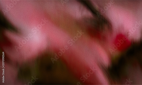Abstract artistic digital composition featuring deep crimson and dusty pink tones with grainy soft textures