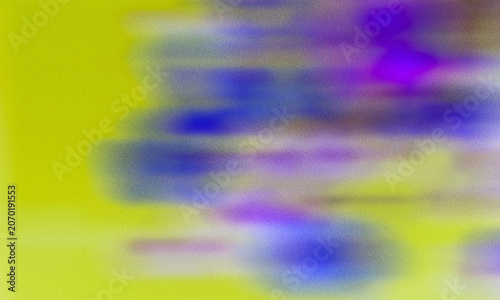 Abstract digital art background featuring vibrant yellow and deep purple hues with soft grainy texture