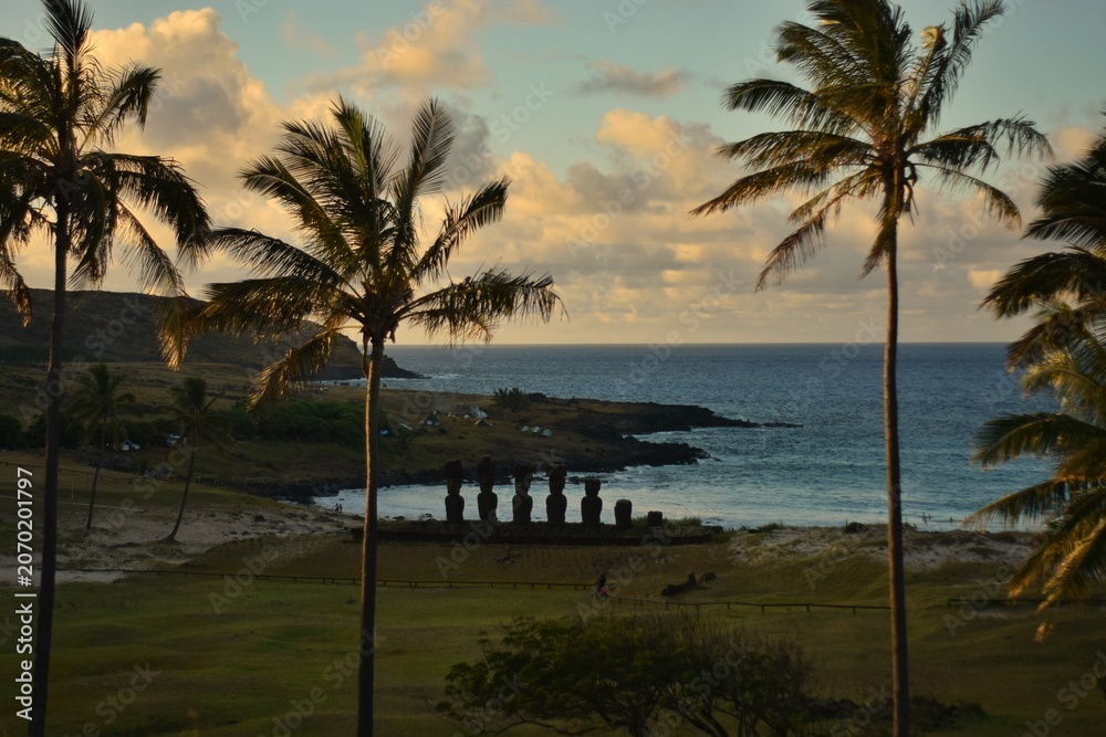 Foto Anakena - Rapa Nui