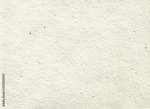 Konstfotografi Bright clean ivory off-white handmade cotton rag paper texture with fine surface grain and tiny rustic imperfections
