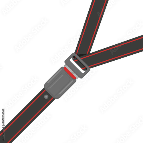 Vászonkép Seat Belt Buckle and Straps