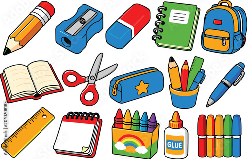 school stationery set