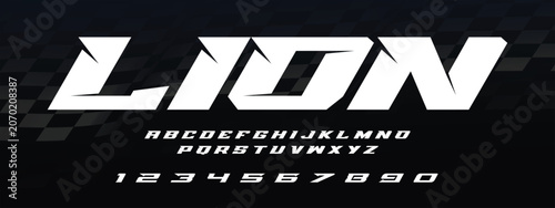 Lion Vector Font — Majestic Wild Animal Typography Lettering, Bold King Display Alphabet
