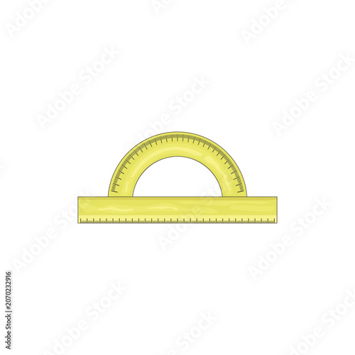 Ruler measurement scale illustration