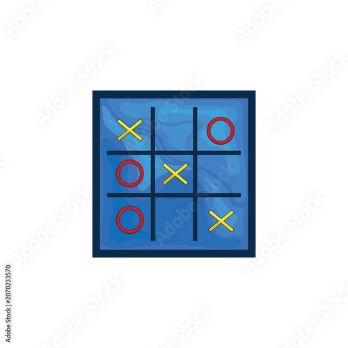 tictatoe game board puzzle illustration