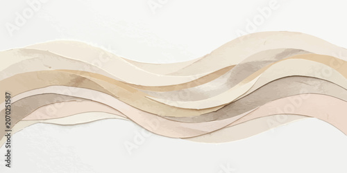 Abstract beige and neutral tones watercolor brush strokes with abstract watercolor minimalist brushstrokes painting background creative artistic handpainted interior backgrounds layering