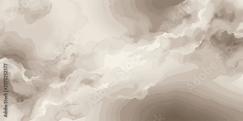 Foto Elegant beige and taupe watercolor marble effect with watercolor abstract backgr