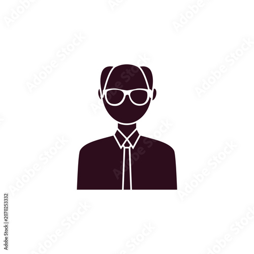 Businessman Glyph Icon