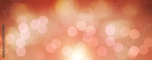 Luxury Rose Gold Bokeh Background with Soft Glowing Lights