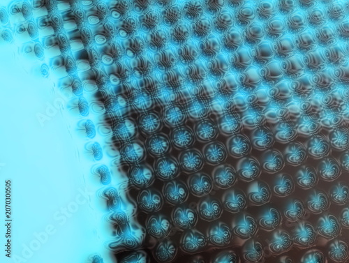 Luminous Cyan Abstract Grid Pattern Background