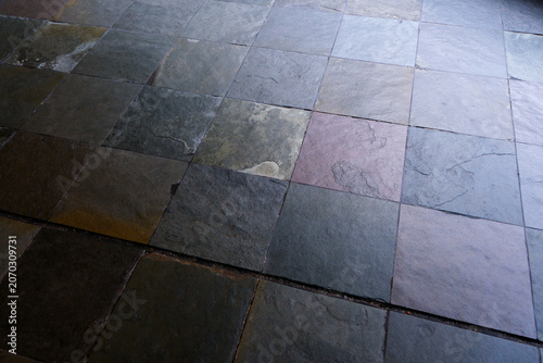 Tableau sur toile 歩道の四角いタイル