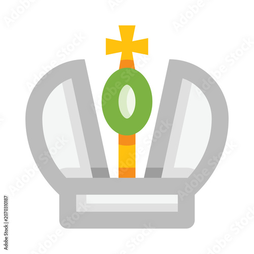 Crown king queen corona vector illustration