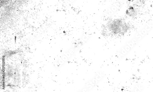 Halftone Grunge Texture Overlay Vector, Subtle Distressed Monochrome Background