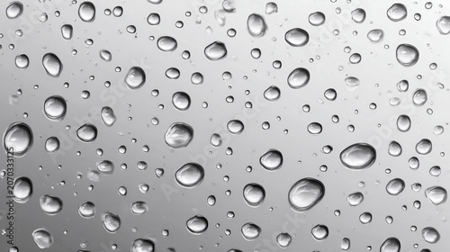 water drops on a glass