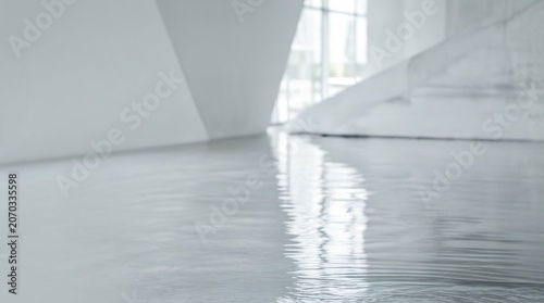 Smooth Reflections Dance Gracefully Through Bright Spaces