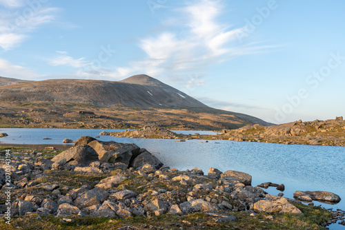 Photos A small lake in the mountains, Lebesby, Finnmark, Norway