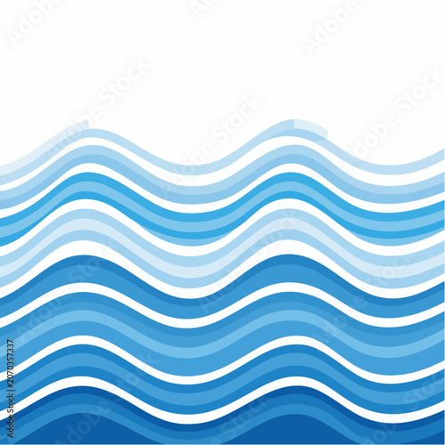 Abstract flowing ocean waves in shades of blue and white, creating a dynamic visual pattern.