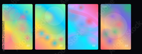 Vibrant abstract backgrounds, colorful gradient textures, neon rectangles, psychedelic patterns